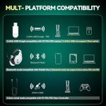 WiseWing 2.4GHz Wireless Gaming Headset with Microphone
