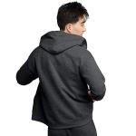 Hanes Men's EcoSmart Fleece Full-Zip Hoodie, Charcoal