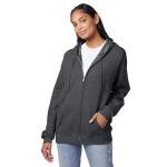 Hanes Men's EcoSmart Fleece Full-Zip Hoodie, Charcoal