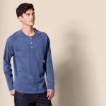 Men's Amazon Essentials Long Sleeve Henley Shirt