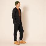 Amazon Essentials Men's Black Full-Zip Fleece Hoodie