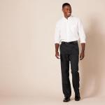 Men's Classic-Fit Expandable Waist Dress Pants, Black