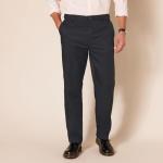 Men's Classic-Fit Expandable Waist Dress Pants, Black