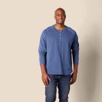 Men's Amazon Essentials Long Sleeve Henley Shirt