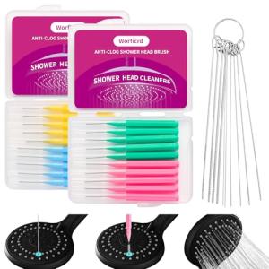 30 Tiny Brushes for Cleaning Shower Heads