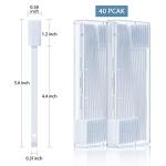 40Pcs Disposable Cleaning Brushes for Tight Spaces