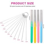 30 Tiny Brushes for Cleaning Shower Heads