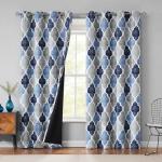 Beauoop 100% Blackout Curtains, 2 Panel Set