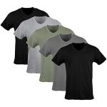 Gildan Men's V-neck T-shirts 5-Pack, Large
