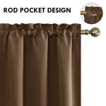 DWCN Thermal Insulated Blackout Curtains, Set of 2