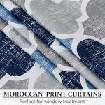 Beauoop 100% Blackout Curtains, 2 Panel Set