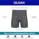 Gildan Men's Boxer Briefs 5-Pack, Mixed Colors