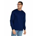 Gildan Men's Ultra Cotton Long Sleeve T-Shirt, Navy 2-Pack
