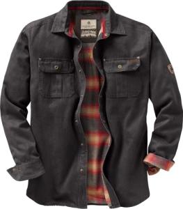 Whitetails Men's Water-Resistant Flannel-Lined Jacket, XL