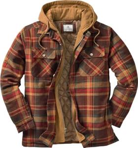 Legendary Whitetails Men's Hooded Shirt Jacket
