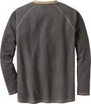 Legendary Whitetails Men's Cotton Henley Shirt, Charcoal