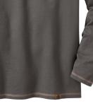 Legendary Whitetails Men's Cotton Henley Shirt, Charcoal