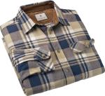 Men's 100% Cotton Flannel Shirt - Shale Plaid