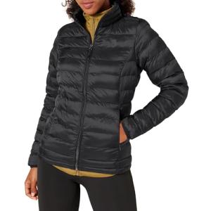 Amazon Essentials Women's Packable Puffer Jacket, Black
