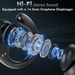 Wireless Bluetooth Earbuds with 80H Playtime - Black