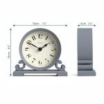 Saloon Mantel Clock | Traditional Double Scroll Design