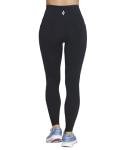 Skechers Women's High Waisted Black Leggings, Large