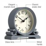 Saloon Mantel Clock | Traditional Double Scroll Design