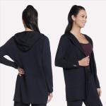Skechers Women's Black Hooded Cardigan, Small