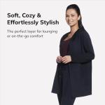 Skechers Women's Black Hooded Cardigan, Small