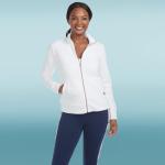 Skechers Women's White Go Walk Hoodie Jacket