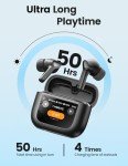 Wireless Bluetooth Earbuds with 50H Playtime & Mic