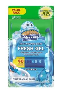 Scrubbing Bubbles Toilet Bowl Cleaning Gel Stamps