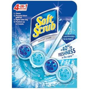 Soft Scrub 4-in-1 Toilet Bowl Cleaner, Sapphire Waters