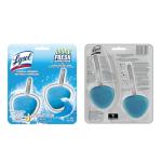 Lysol In-The-Bowl Toilet Cleaner, Atlantic Fresh 2-Pack