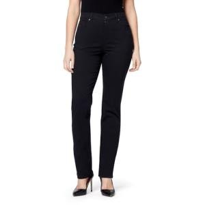 Gloria Vanderbilt Women's High Rise Tapered Jeans, Black