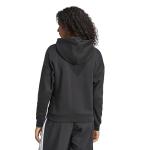 adidas Women's Cozy Logo Hoodie, Black/White