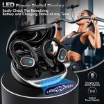 Wireless Bluetooth Earbuds with 80H Playtime - Black