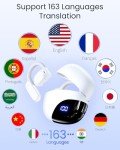 Real-Time AI Translation Earbuds - 163 Languages