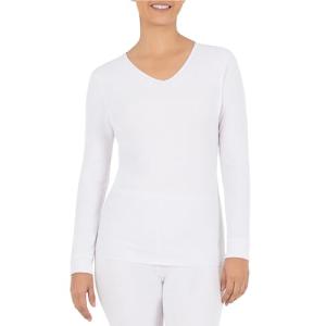Fruit of the Loom Women's V-Neck Thermal Top