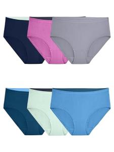 Fruit of the Loom Women's Low Rise Panties - 6 Pack