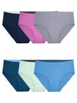 Fruit of the Loom Women's Low Rise Panties - 6 Pack