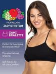 Fruit of the Loom Women's Spaghetti Strap Sports Bra 4-Pack