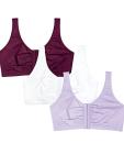 Fruit of the Loom Women's Cotton Front Closure Bra