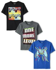 Boys' Graphic T-Shirt 3-Pack - Gamer Theme