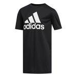adidas Boys' AEROREADY Performance Logo Tee, Black