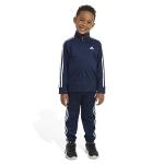 adidas Boy's Navy Tracksuit Jacket and Joggers