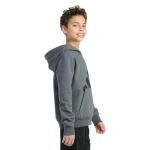adidas Boys' Fleece Pullover Hoodie - Dark Grey