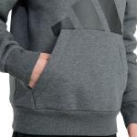 adidas Boys' Fleece Pullover Hoodie - Dark Grey