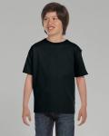 Hanes Boys Black Short Sleeve T-Shirt 6-Pack