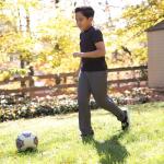 Hanes Boys' Eco Smart Pants, Black, Medium